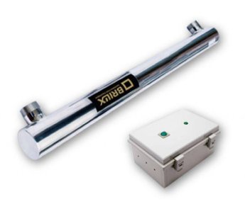 УФ — стерилизатор Brilix SP-I 6м3/ч  УФ — стерилизатор представляет собой прибор с кварцевой лампой, которая излучает ультрафиолетовое излучение.
Лампа закрыта в герметичном корпусе, который не пропускает УФ излучение. 