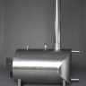 Наружная печь на твердом топливе для купели Niro K/CD 30 кВт - 
