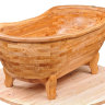 Деревянная ванна ручной работы (американский орех) - 