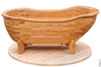 Деревянная ванна ручной работы (американский орех)