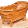 Деревянная ванна ручной работы (дуб) - 